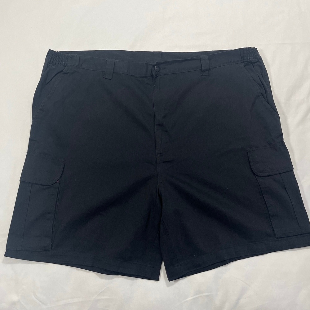 Men's King Size Black Cargo Short - Size 48